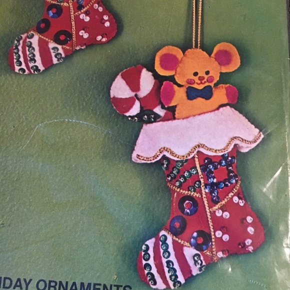 Bucilla Holiday Vintage Felt Christmas Ornament Kit Poshmark